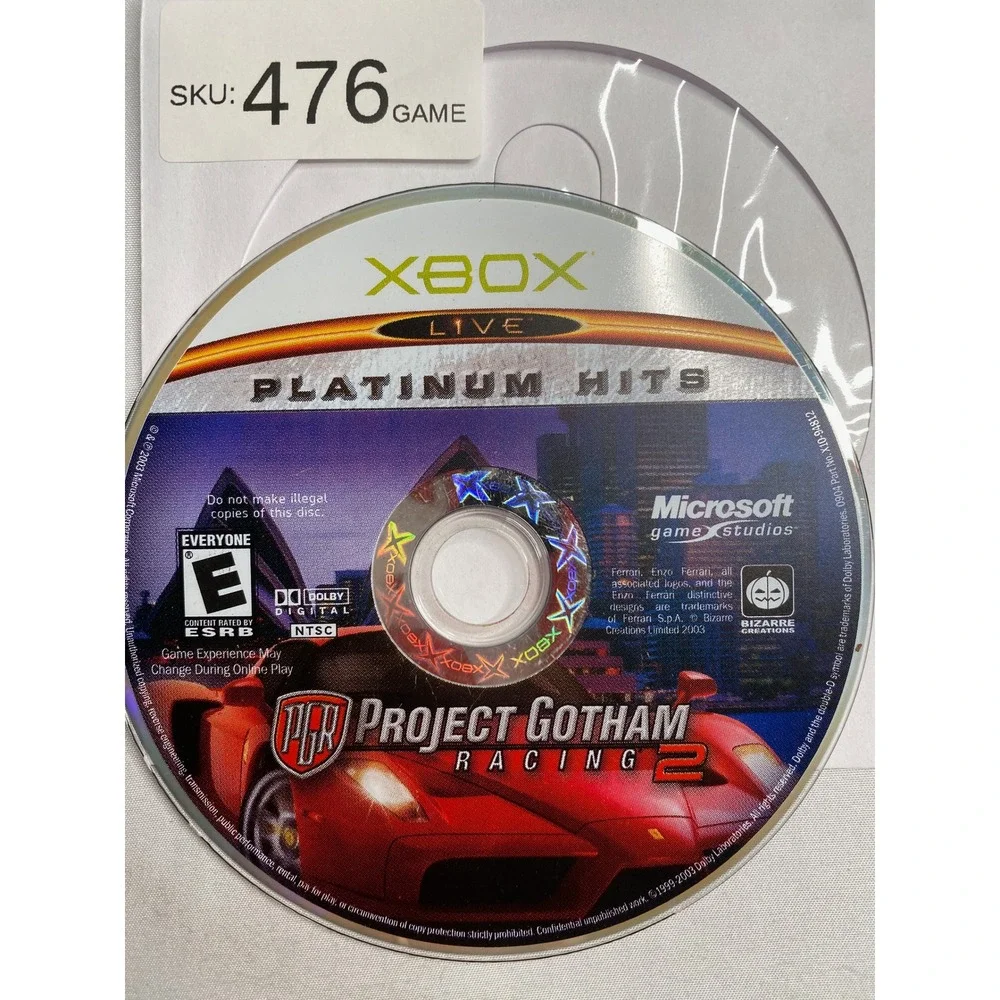 Project Gotham Racing 2 Microsoft Xbox Platinum Hits